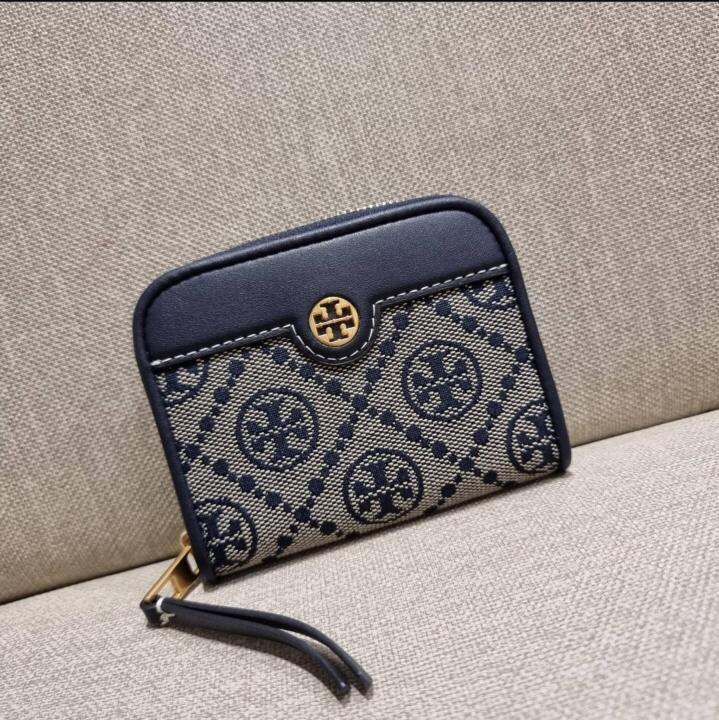 Tory Burch T Monogram Jacquard Bifold Wallet