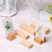 1Pc Fashion Wood Photos Clips Table Numbers Holder Clamps Stand Paper Clamp Picture Cards Display Stand Desktop Decoration Clips Pins Tacks