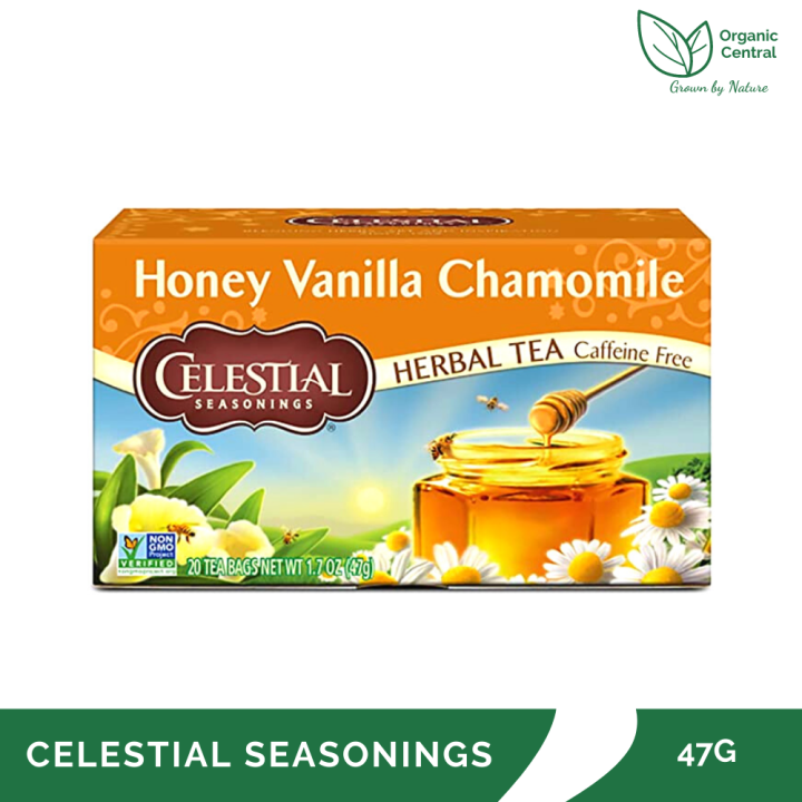 Celestial Seasonings Honey Vanilla Chamomile Herbal Tea 47G Lazada PH