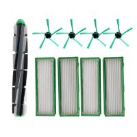 Main Roller Spin Side Brush Hepa Filter Replacement Kit Package for Vorwerk VR200 VR300 Vacuum Cleaner Spare Parts