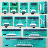 1pcs FFC /FPC Fexible Cable Adapter Board Double Sided 0.5mm To Straight 2.54mm 6P/8P/10P/12P/20P/24P/26P/30P/40P/60P/80P Needle