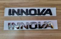 โลโก้ตัวอักษร อินโนว่า คริสต้า 2022 โตโยต้า ขนาด 18 * 2.5 cm INNOVA crysta toyota letter logo rear trunk