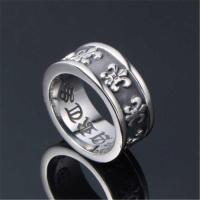 Punk Jewelry Titanium Steel Retro Rings Chrome Cool Hearts Ring D US Size 6-10