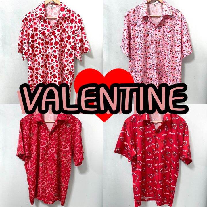 valentine-เสื้อเชิ้ตฮาวาย-เสื้อเชิ้ตเกาหลี-ลายวาเลนไทน์-หัวใจ-แบบไม่ซ้ำใคร-เนื้อผ้าดี-พริ้วทิ้งตัว-s2