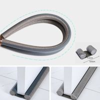 Door Bottom Seal Strip Stopper Under Door Draft Guard Stopper Soundproof Strip For Reduce Electricity Bills Home Windproof Parts Decorative Door Stops