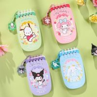 ¤❣ Sanrio Kuromi Portable Mini Coil Book My Melody Kawaii Book Cinnamoroll Notebook Notepad Diary Student Supplies Christmas Gift