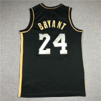 ?เสื้อเจอร์ซีย์ปักบาสเก็ตบอล NBA สีทองใส่ได้22-23เสื้อเจอร์ซีย์ James Kobe Owen Durant Curry East Chedge เวดใส่ลุยสีดำ