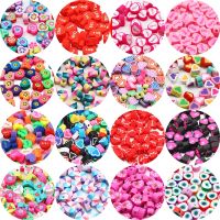 【CW】❇✳  20/50/100pcs 10mm Mixed Loose Spacer Beads Polymer Clay Jewelry Making Diy Necklace Accessories