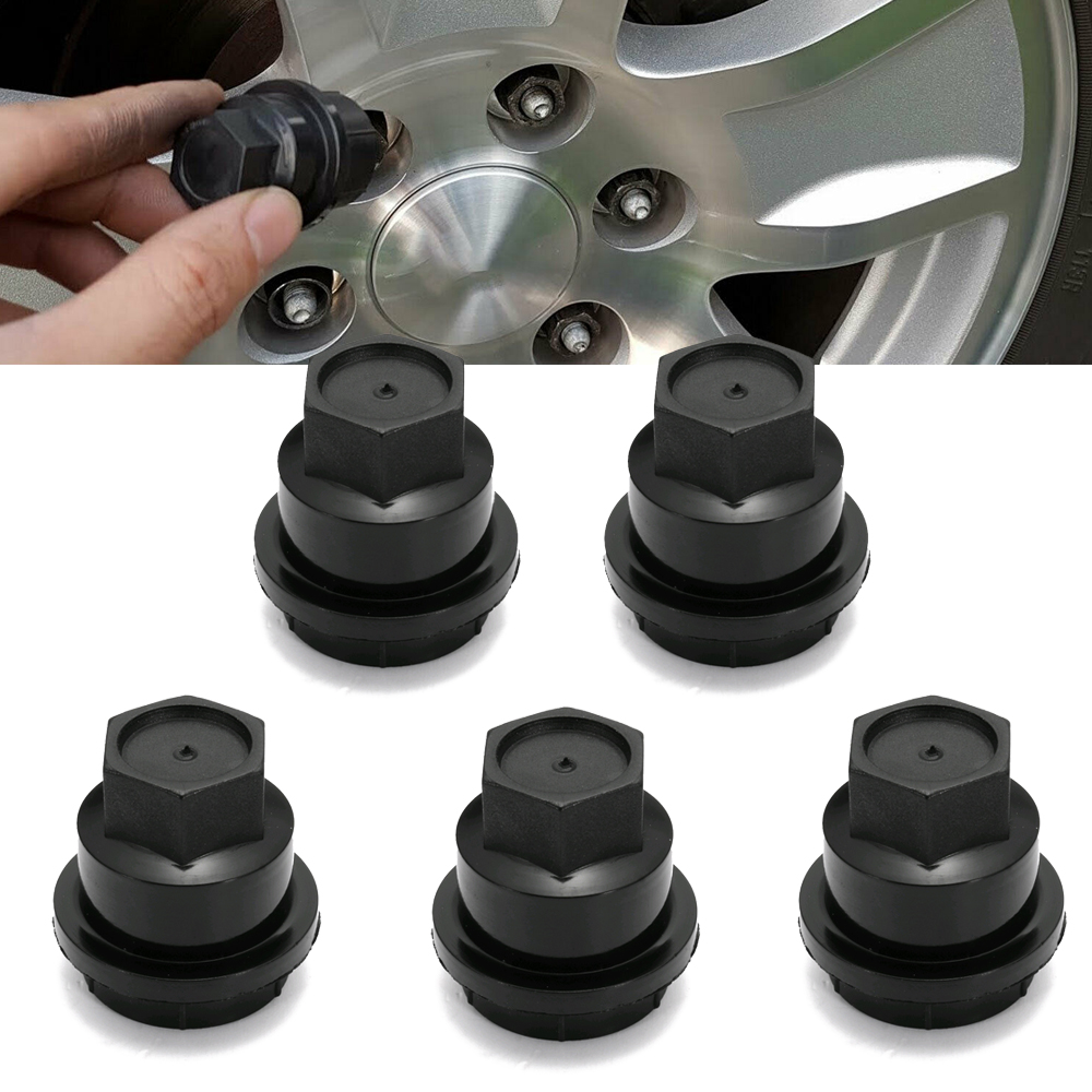 17mm Chrome Lug Nut Covers 20pc Set for Truck SUV Van Wheel Rim Bolt Center Caps 