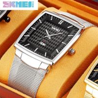 ❀❀ watch mens business ultra-thin casual all-match square steel band luminous waterproof student quartz