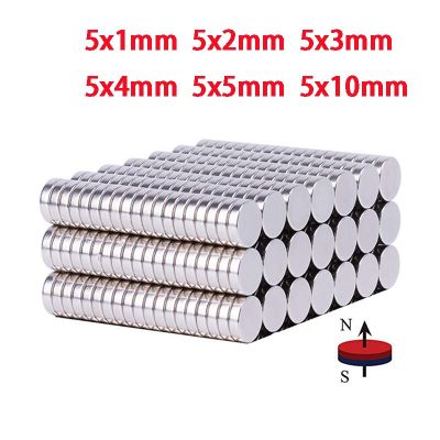 |“{} 50/100PCS Mini Small N35 Round Magnet 5X1 5X2 5X3 5X4 5X5 5X10 Mm Neodymium Magnet Permanent Ndfeb Super Strong Powerful Magnets