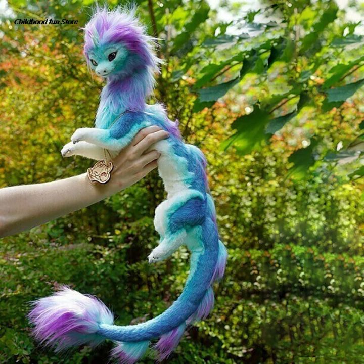 ตุ๊กตาผ้ากำมะหยี่ซาลาแมนเดอร์-axolotl-สัตว์ประหลาดในตำนานของเล่นตุ๊กตาเอลฟ์ของขวัญให้เพื่อน