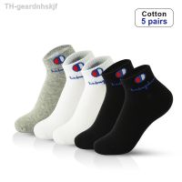 【hot】♠✜  5Pairs Men Ankle Socks Breathable Cotton Mesh Athletic Thin Cut Short Sokken Size 38-45