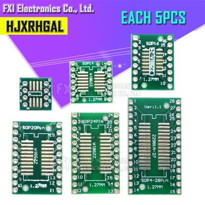 30ชิ้นชุดบอร์ด PCB SOP16 SOP24 SOP8 SOP20 SMD หันไปใช้แผ่นแปลงอะแดปเตอร์จุ่มแผ่นวงจรรวม SOP 8 14 16 20 24 28 Igmopnrq