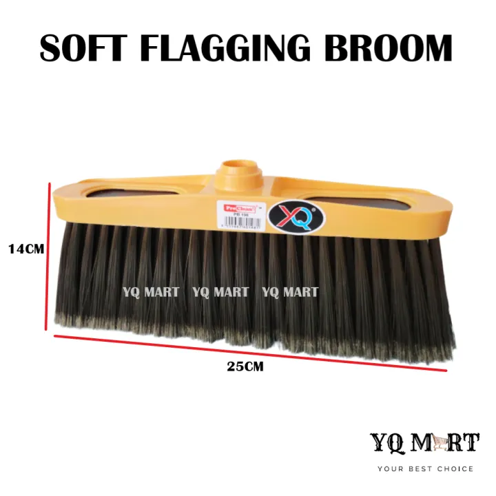 Premium Broom Head/ Soft Broom Head/ Large Broom Head Berus Lantai