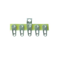 10Pcs กีตาร์ Tag Strip Terminal Turret Board Point To Point Terminal Strip 5 Lug