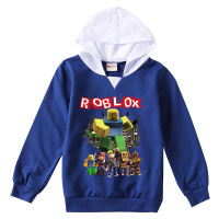 [ในสต็อก] RO-LOXS เกาหลีฤดูใบไม้ผลิฤดูใบไม้ร่วงแขนยาวใหม่ Hoodies เสื้อกันหนาวเด็กหนุ่มๆสาวๆเสื้อยืดผ้าฝ้ายผสมการ์ตูนเด็กเสื้อผ้าเด็ก