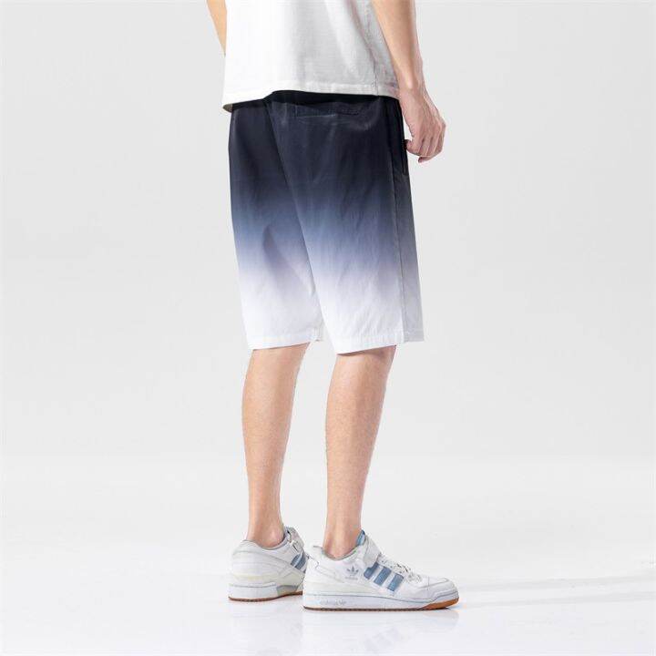 trendy-mens-shorts-summer-new-fashion-gradient-color-shorts-men-fashion-casual-thin-breathable-shorts-loose-beach-pants