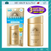 3 Tặng 1 Kem chống nắng Anessa Perfect UV Sunscreen Skincare Milk SPF 50+