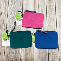 Kipling แท้ ‼️ กระเป๋ารุ่น Pouch 2 สีหน้า-หลัง 1 ซิบ มีสายคล้องมือ