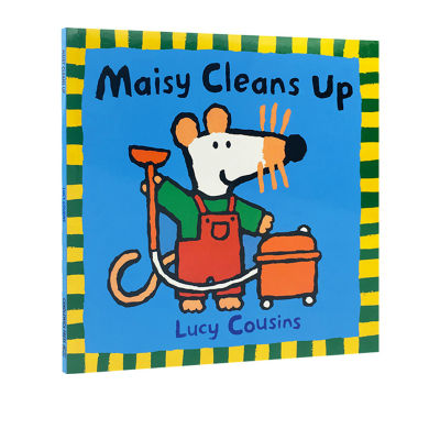 English original Maisy cleans up mouse Bobo cleaning childrens English Enlightenment picture book Lucy cousins