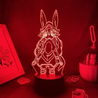 【hot】卍 Figure Nanachi Led Night Lights Birthday Gifts Kawaii Bedroom Manga Lamp