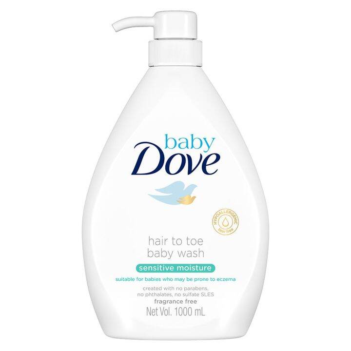 Baby Dove Hair to Toe Wash Rich Moisture 1L Lazada PH