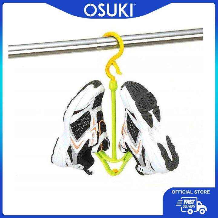 OSUKI Shoe Hanger Drying Rack (Green) Lazada