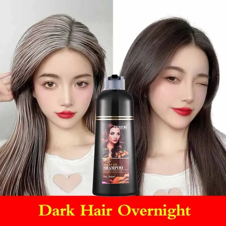 Brown Hair Dye Brown Hair Shampoo Turn Your White/Gray Hair Into Brown In  Just 5 Minutes All Natural And Organic Ingredients No Irritable Odor Hair  Blackening Shampoo Hair Coloring Hair Dye White