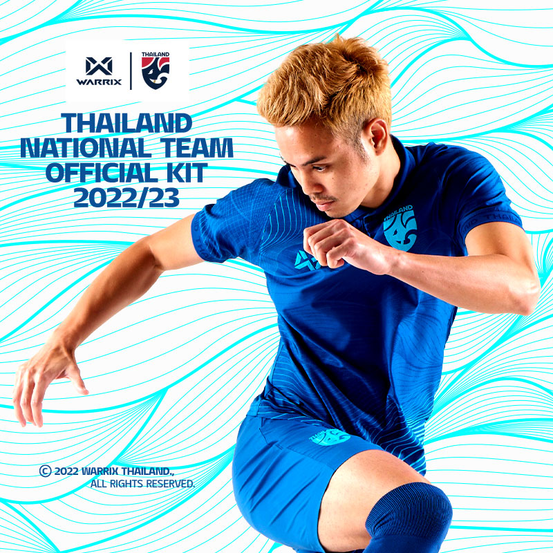 WARRIX เสื้อทีมชาติ  Thailand National Team Kit 2022/23 (Player Version) (WA-224FBATH51)