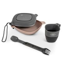 UCO Gear 6 PC Mess Kit ( 6 ชิ้น ) อุปกรณ์กินข้าวพกพา ชุดรับประทานอาหาร พกพาสะดวก จำนวน 6 ชิ้น