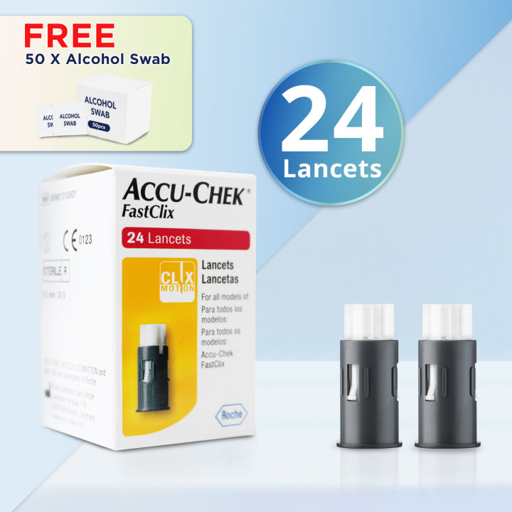 AccuChek Fastclix Lancets (24's / 100+2's) Lazada