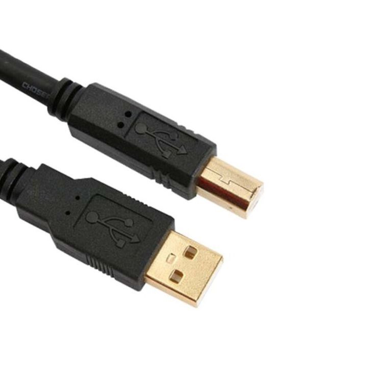 usb-2-0สายเครื่องพิมพ์15ฟุต-usb-2-0-am-to-bm-เครื่องพิมพ์ป้ายสแกนเนอร์สายสำหรับข้อมูลเครื่องพิมพ์ชุบทองและโล่สามชั้น