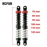 Dual Springs Metal Shock Absorber Oil Damper 70 80 90 100 110 120mm for 1/10 RC Crawler Axial SCX10 90046 Traxxas TRX-4 Redcat