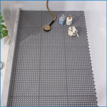 1pc New Design Diy Bathroom Splice Mat For Home Toilet, Shower