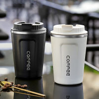 380510ML แก้วกาแฟสแตนเลส Leak-Proof Thermos Travel กระติกน้ำสูญญากาศความร้อนฉนวนถ้วยนมชาขวดน้ำ RR2187