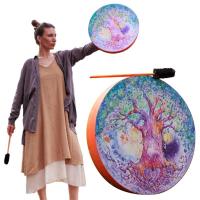 Shaman Drum Love Tree กลองแชมลานิก10นิ้ว Hand Shamanic Drums Women Man Frame Drum Gift For Music Lovers