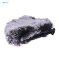 ?【Lowest price】Legend Furry ไมโครโฟนลม muff MIC บังลมสีฟ้าสำหรับยัง