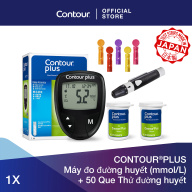 Máy đo đường huyết CONTOUR PLUS mmol L và 50 Que thử đường huyết thumbnail