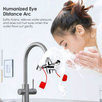 Faucet Mounted Eyewash Station-ชุดปฐมพยาบาลฉุกเฉินที่เชื่อถือได้สำหรับอ่างล้างจานสิ่งที่แนบมา-อ่างล้างจาน Mount Eye Flush Shower สำหรับดวงตาและผิวหนัง