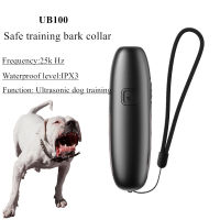 UB100 Ultrasonic Bark Stopper Safe Training Bark Collar 16.5ft Dog Repellent Device Distance Dog Repeller IPX3 Waterproof Level