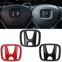 50*40MM ABS Car Steering Wheel Center Emblem Sticker for Honda Accord Odyssey CRV Pilot Civic City Insight Inspire Accessories