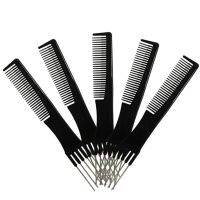 【CW】 5pcs Needle Fork Comb 2 1 Hairdressing Styling Hair Insert