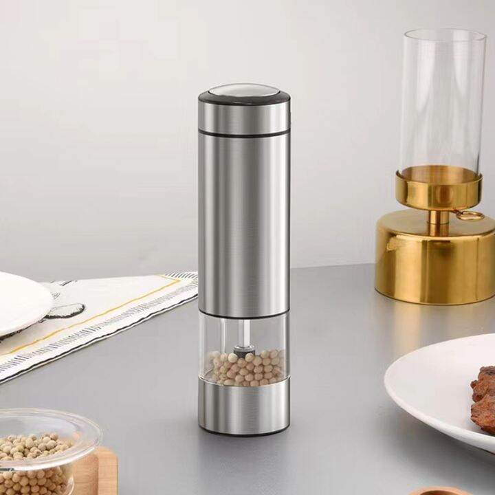 automatic-salt-pepper-grinder-electric-spice-mill-grinder-seasoning-adjustable-coarseness-kitchen-tools-grinding