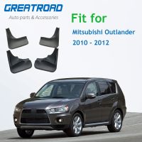 บังโคลน Huanghanzhong4เบ้าหล่อด้านหลังด้านหน้ารถ S สำหรับ Mitsubishi Outlander 2010 2011 2012แผ่นกันโคลนล้อรถยนต์บังโคลนบังโคลนกันแดด