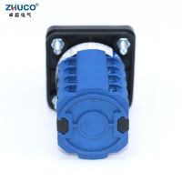 ‘；【=- ZHUCO SZW26/LW26-20 Ui 660V 20A 16 Terminals 1-0-2 4 Phase 64X64 48X48mm Panel Mount Universal Rotary Knob Cam Changeover Switch