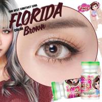 ?*มีค่าสายตา*?  Pretty Doll  Florida Brown สายตาปกติ รวมสายตาสั้น มีค่าสายตา 0.00 ถึง -10.00 แถมตลับฟรี!! รหัสสินค้า 045 HelloBeautyCenter