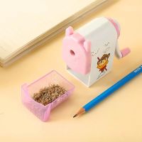 6 Pcs Creative Cartoon Mechanical Hand Shaking Pencil Sharpener for Kids Gift School Supplies Office Stationery wholesale