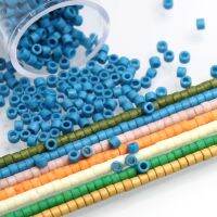 MKY Beads 2.0MM 10Grams/Tube Matte  Frosted Glass Beads  DIY Sewing Beads