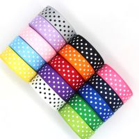 【hot】！ 5 Yards/Lot 16 Grosgrain Prined 4 Dots Wedding Wrapping Decoration Sewing